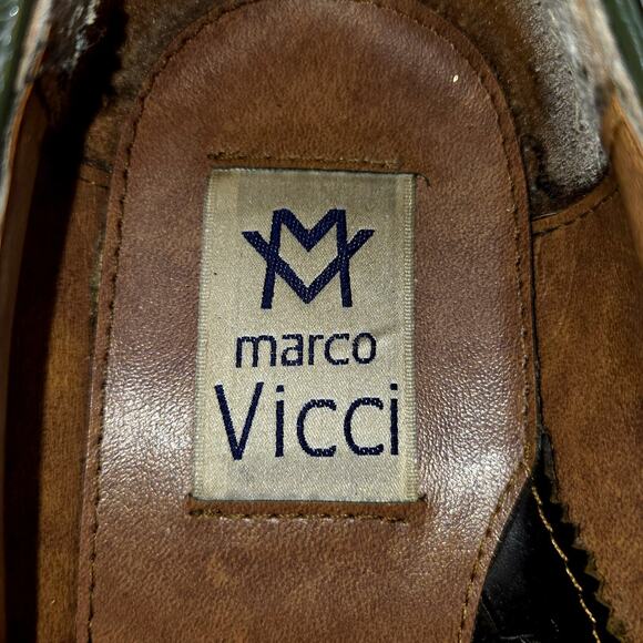 Marco Vicci 9 .5 Alligator True Ventage Men's Dress Shoe Rounded Toe 9 1/2 - Picture 4 of 9